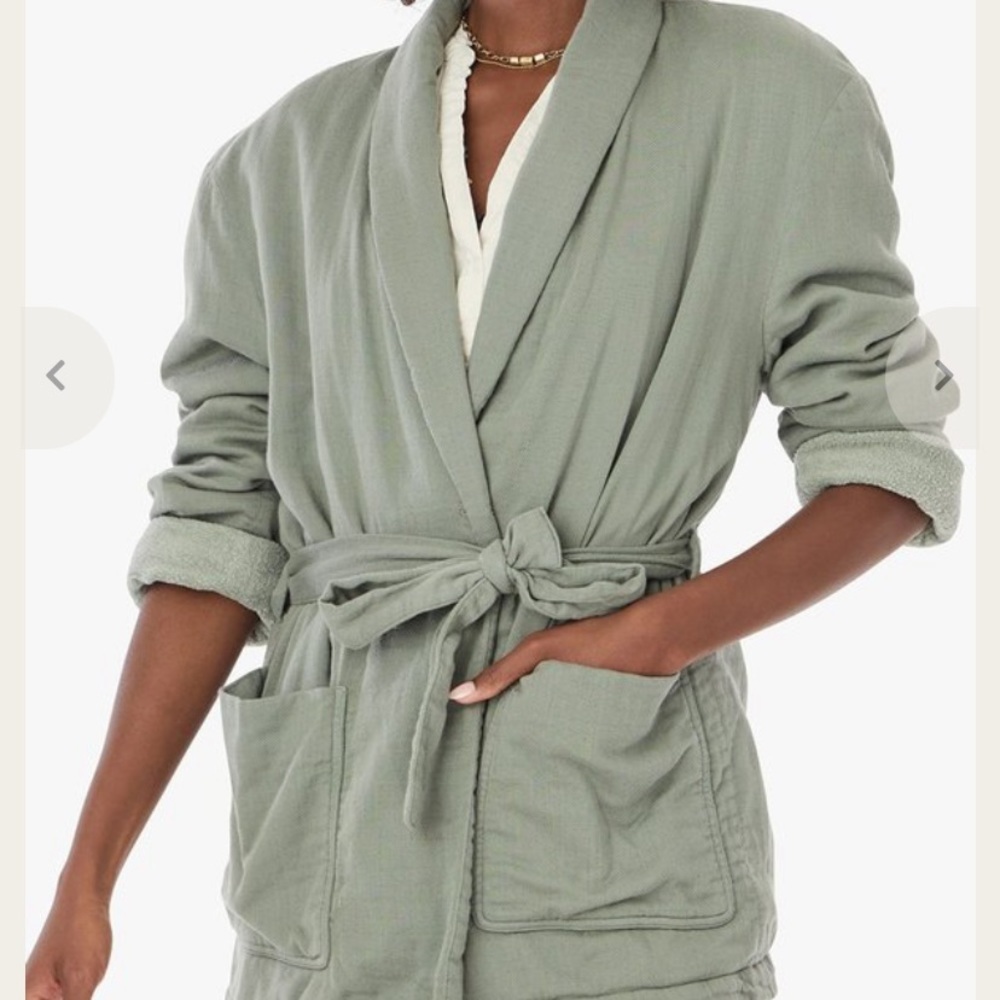 XiRENA Marlen Wrap Jacket In Sage Brush Large NWT